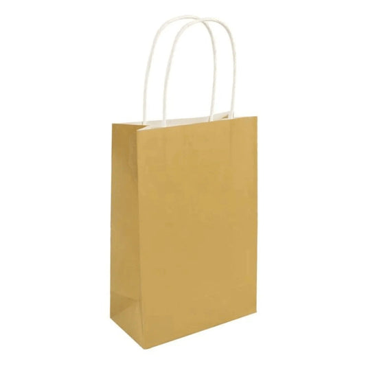 Gold Paper Party Bags - PoundToys