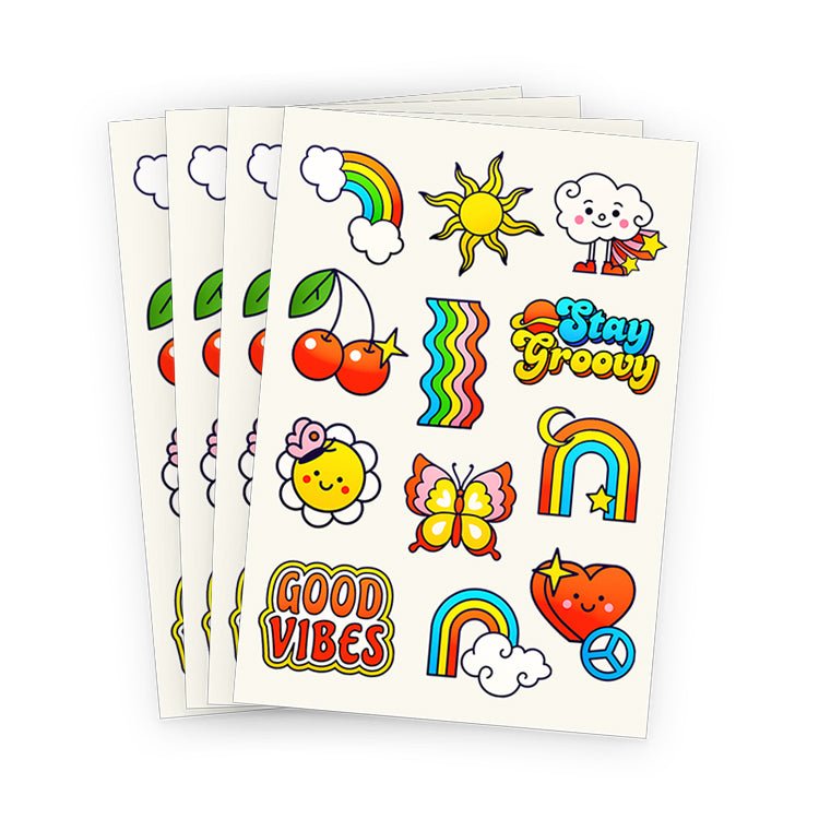 Good Vibes Tattoo Sheet - PoundToys