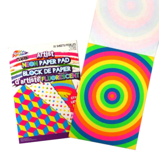 Grafix Neon Paper Pad - PoundToys