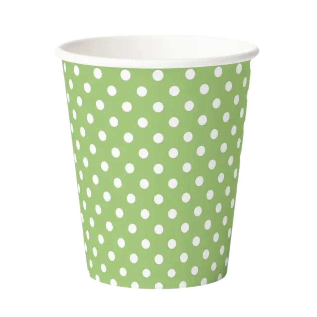 Green Dots Paper Cups 16 Pack - PoundToys