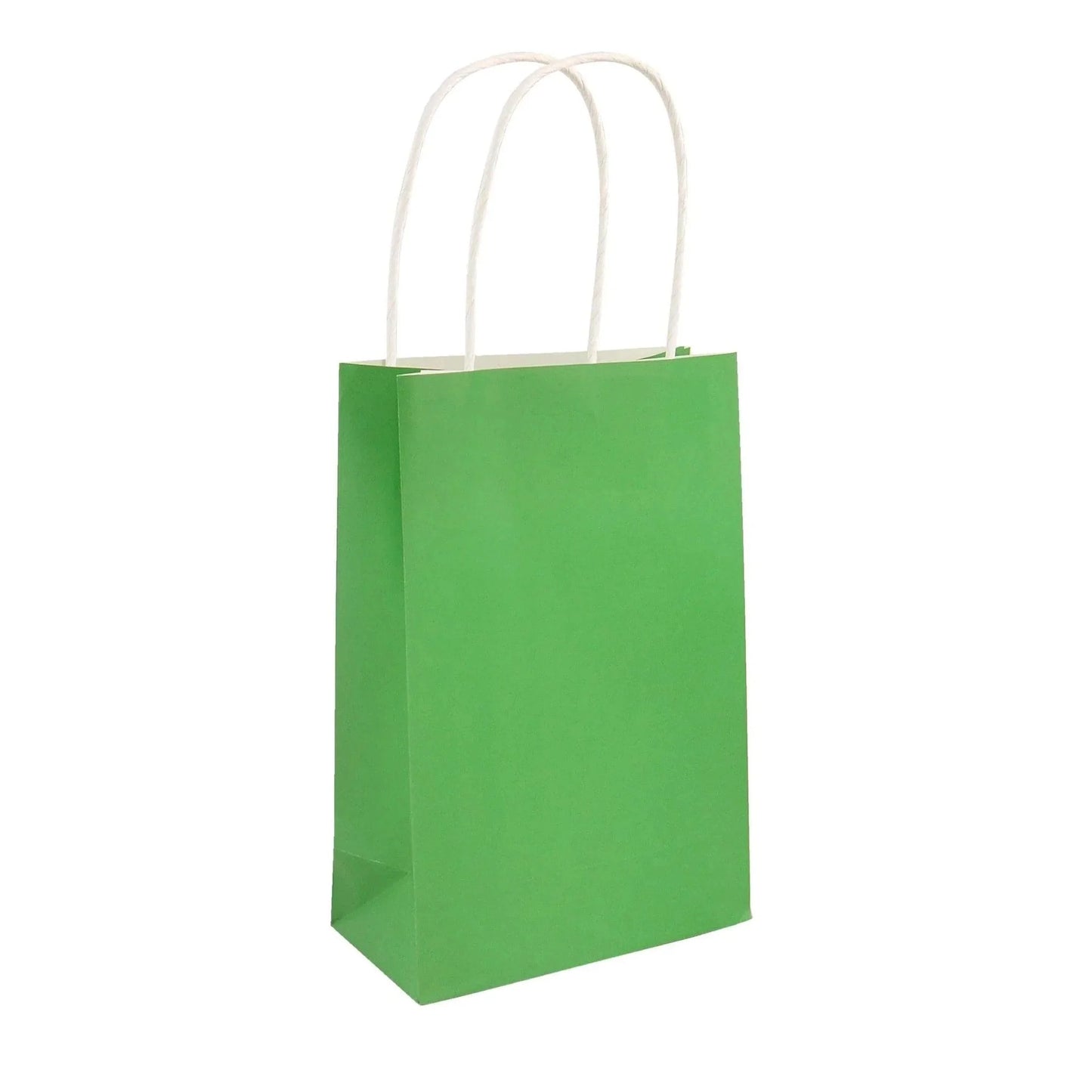 Green Paper Party Bags - PoundToys