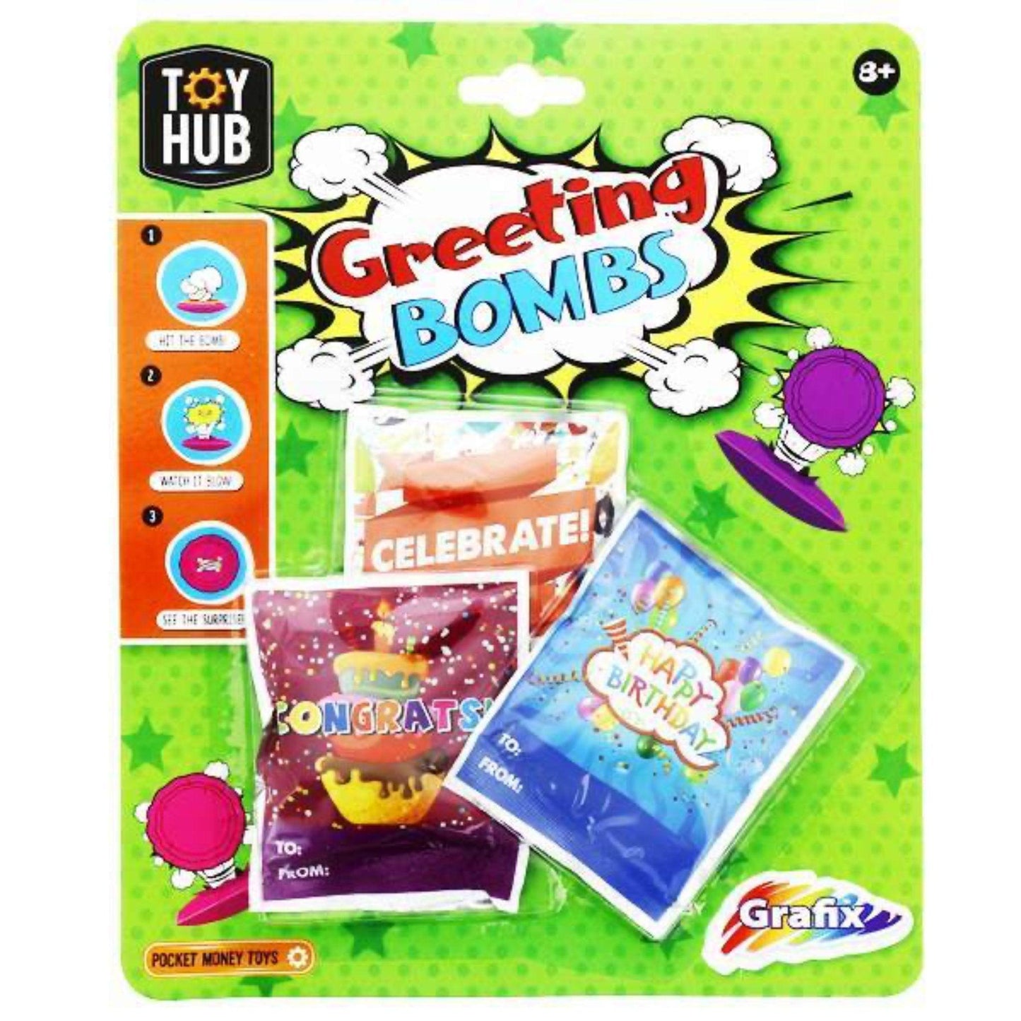 Greeting Bombs 3pk - PoundToys