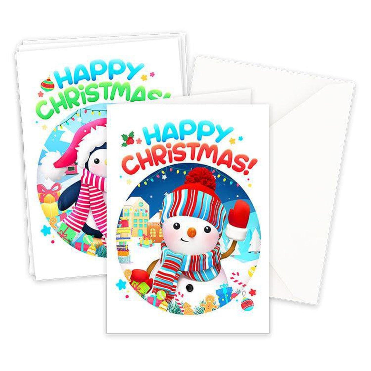 Greeting Cards x 8 Xmas Mix - PoundToys