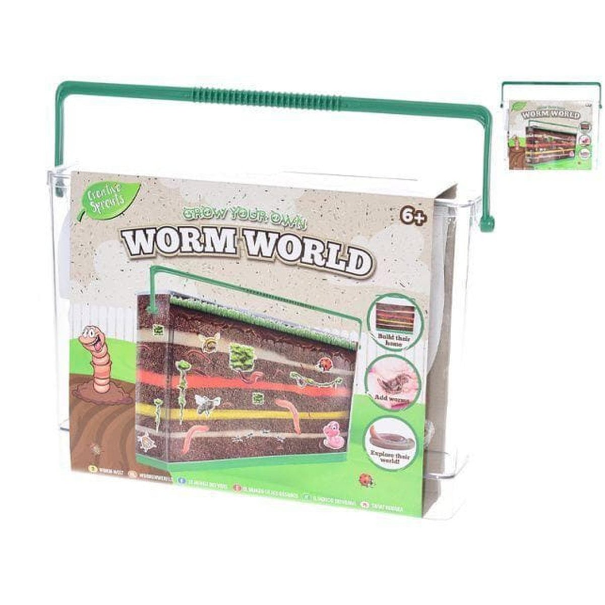 Grow Your Own Worm World - Kids Party Craft