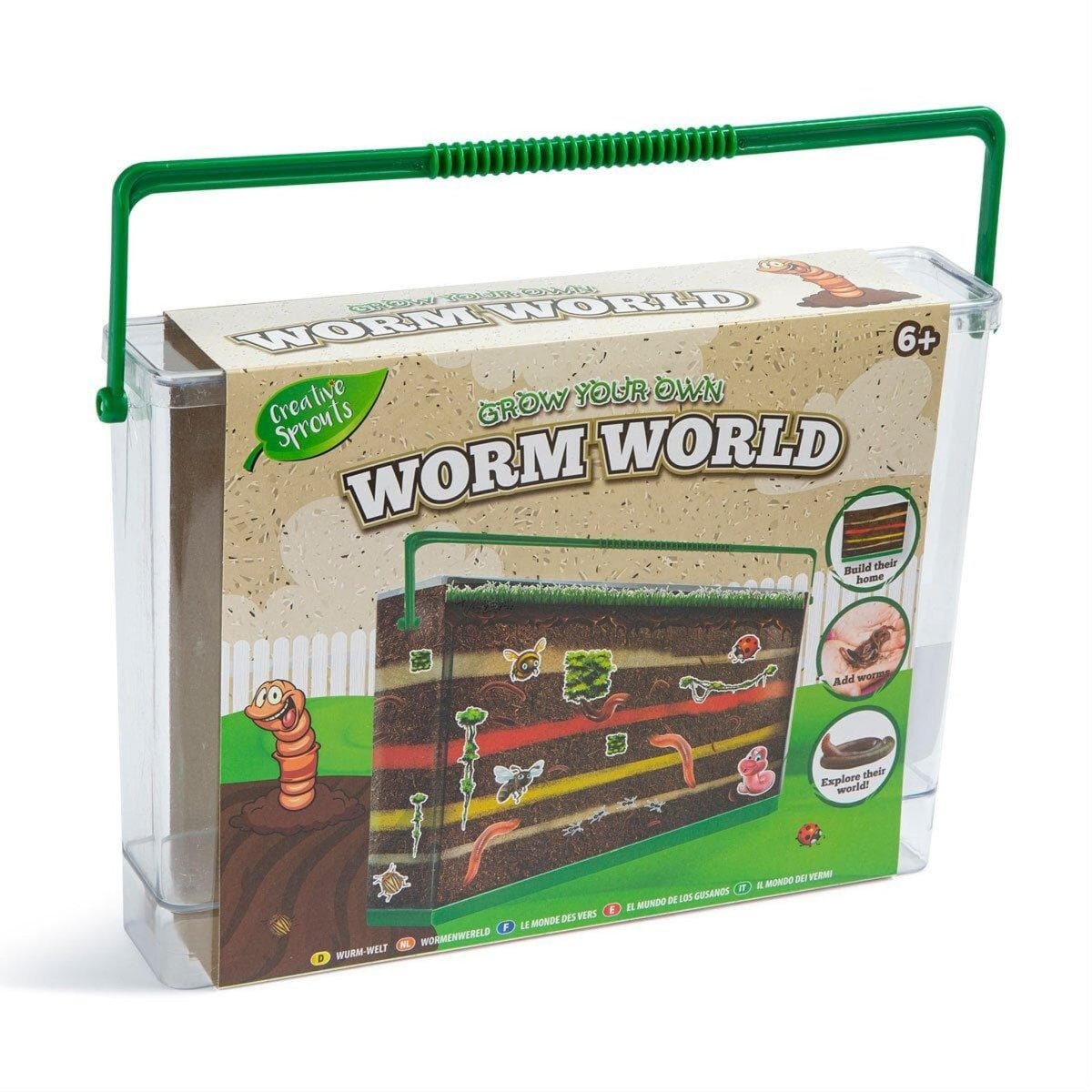 Grow Your Own Worm World - Kids Party Craft