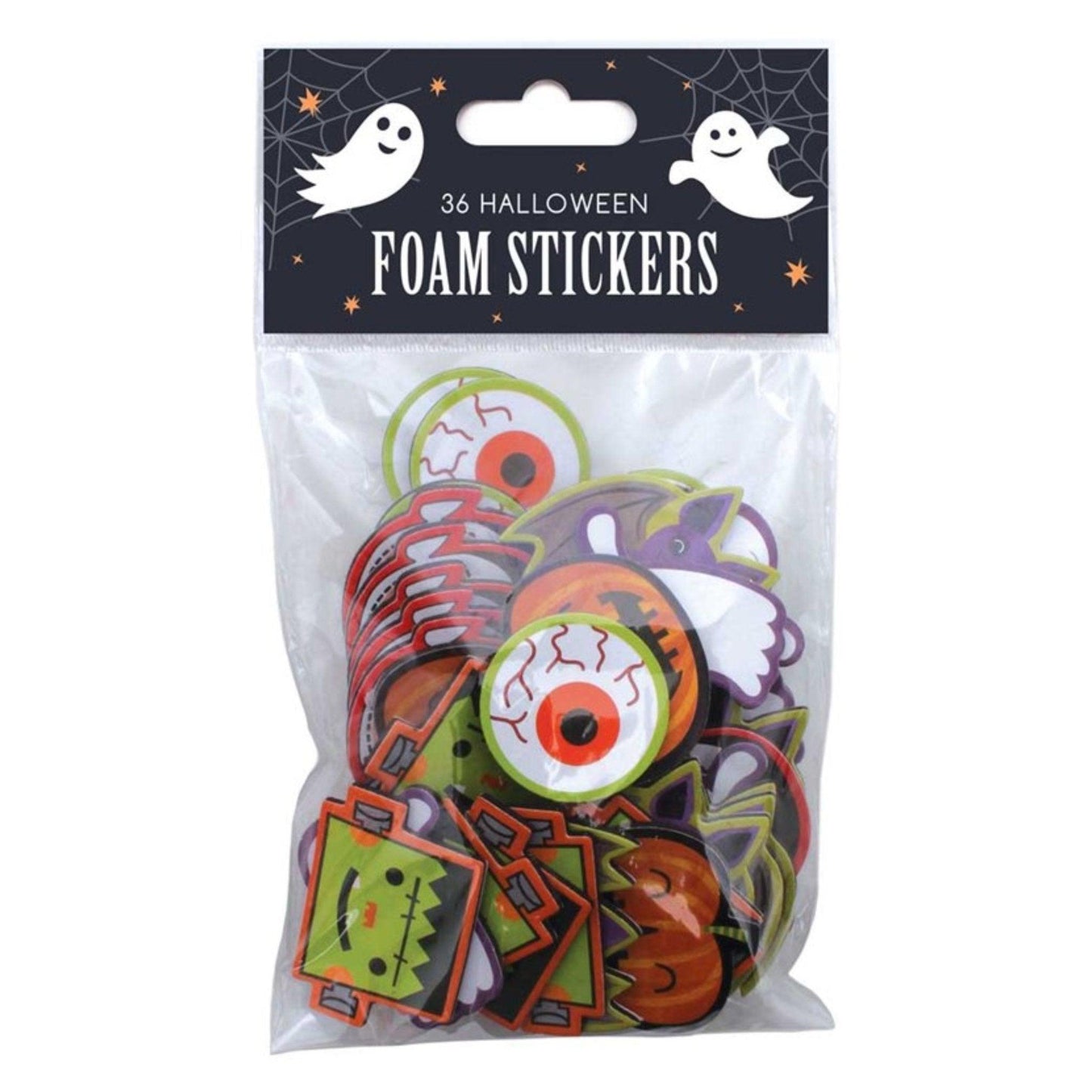 Halloween Foam Stickers 36pc - PoundToys