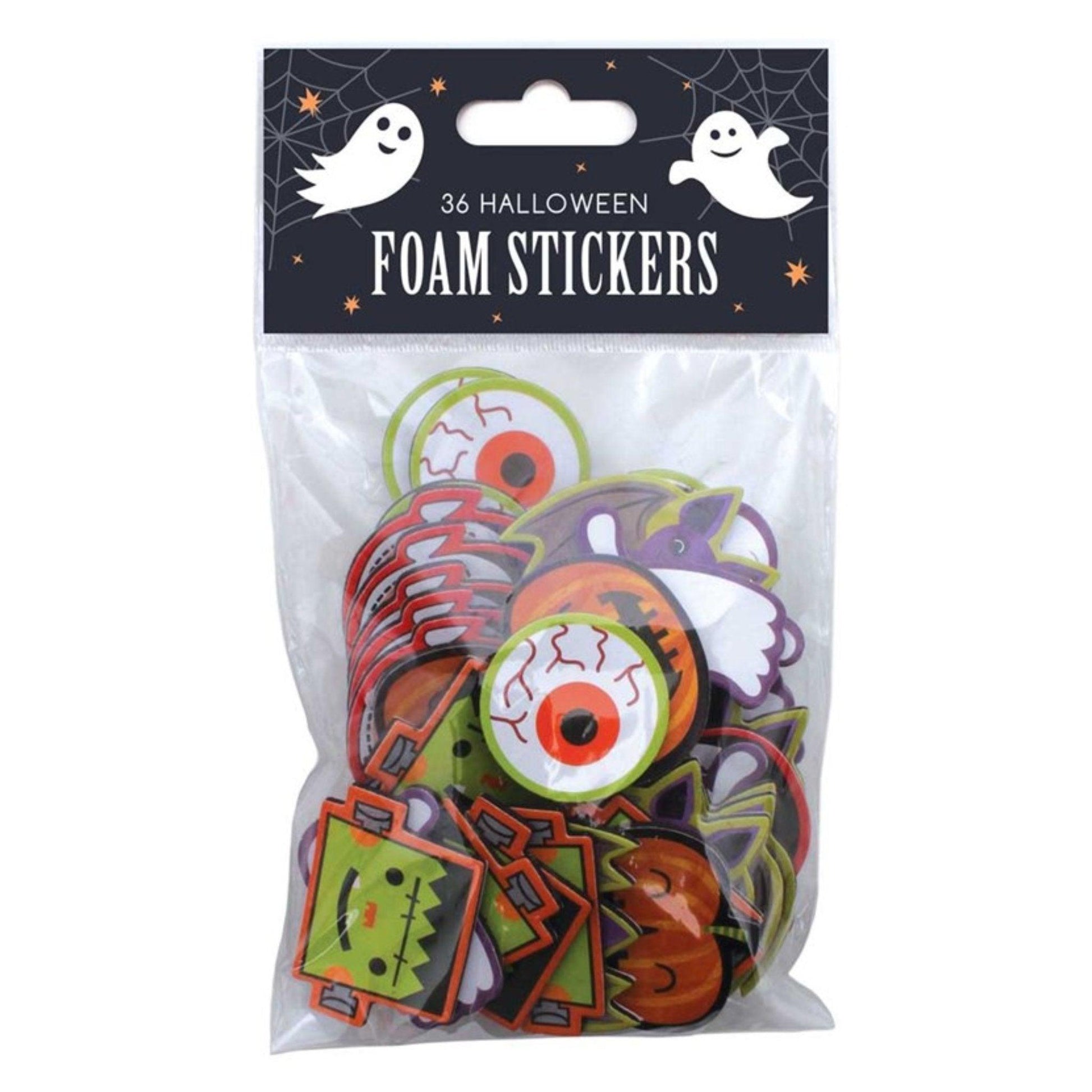 Halloween Foam Stickers 36pc - PoundToys