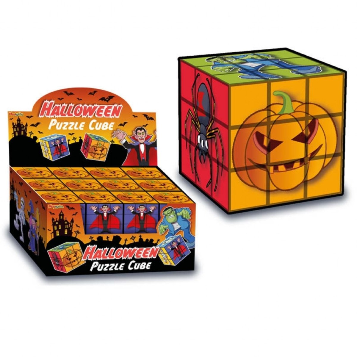 Halloween Puzzle Cube 5.5cm - PoundToys