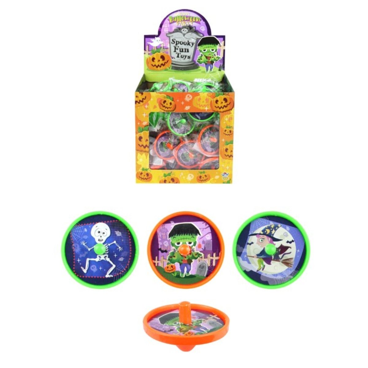 Halloween Spinning Tops (4cm) - PoundToys