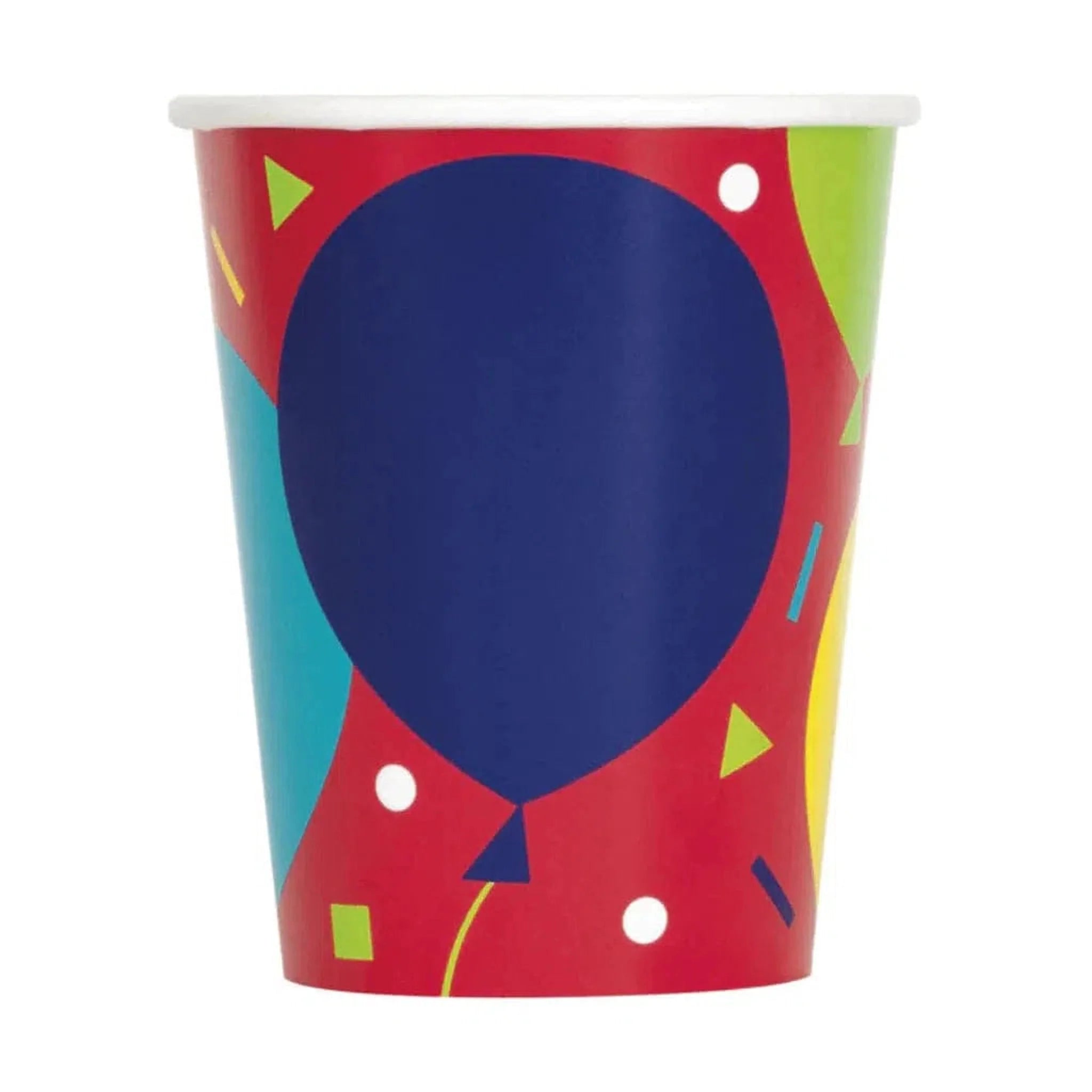 Happy Birthday 9oz Cups 8pk - Kids Party Craft