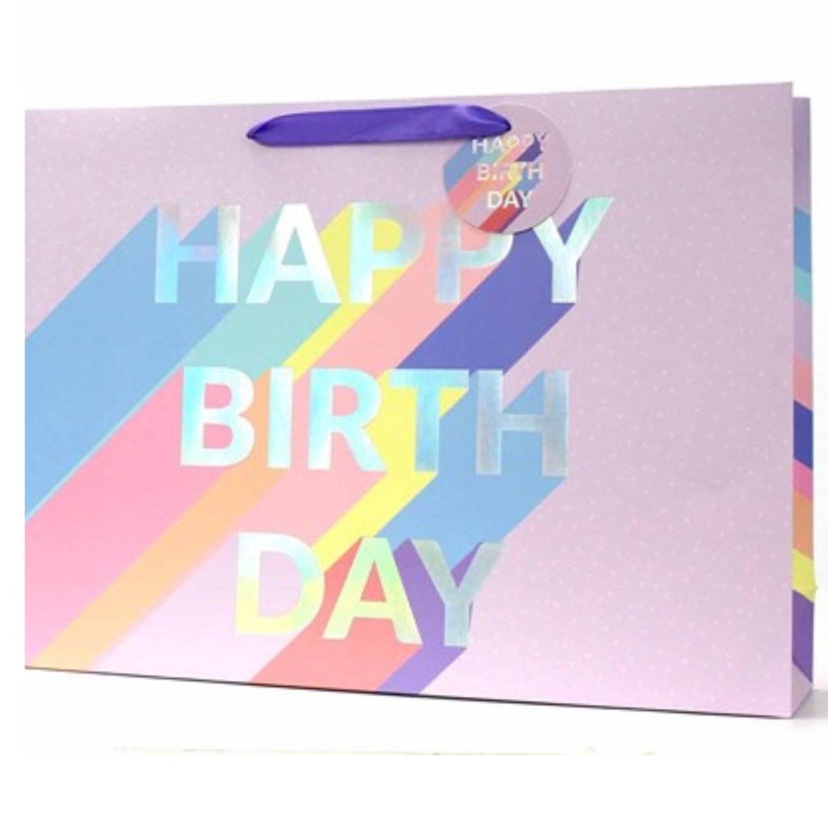 Happy Birthday Gift Bag Xtra Large Pink - PoundToys