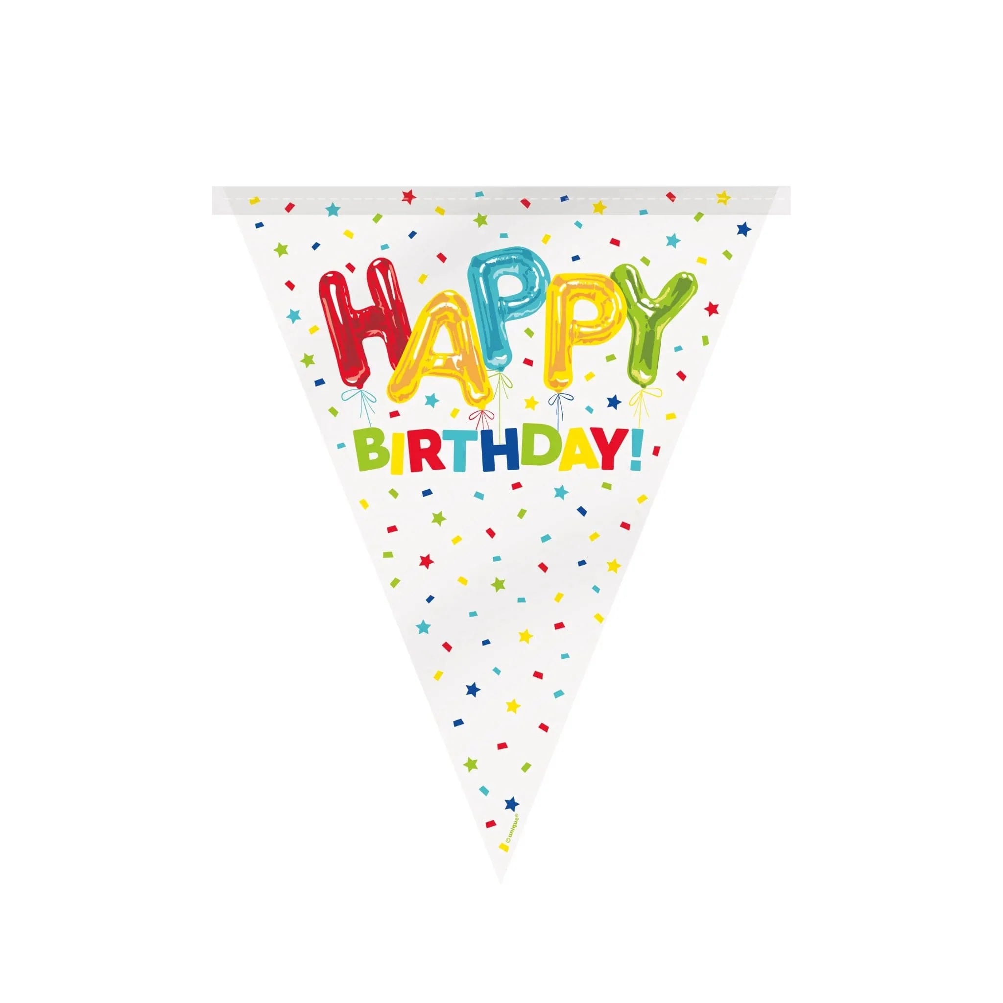 Happy Birthday Large 12ft Flag Banner - PoundToys