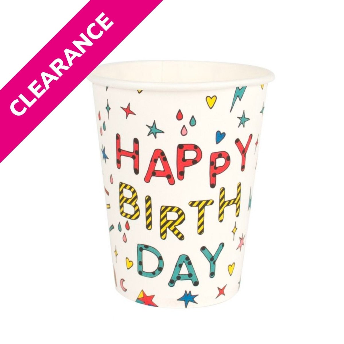 Happy Birthday Party Cups 16pk - PoundToys