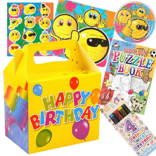 Happy Birthday Pre-Filled Party Food Boxes - PoundToys