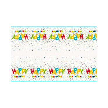 Happy Birthday Table Cover - PoundToys