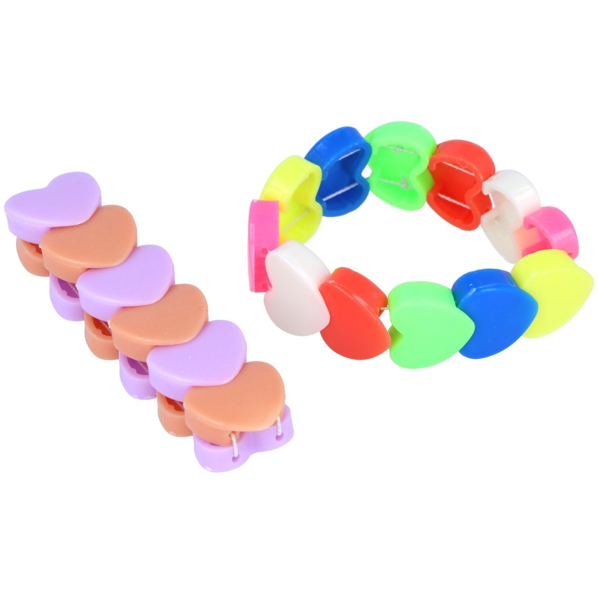 Heart Shaped Elasticated Bracelet (5.5cm) - PoundToys