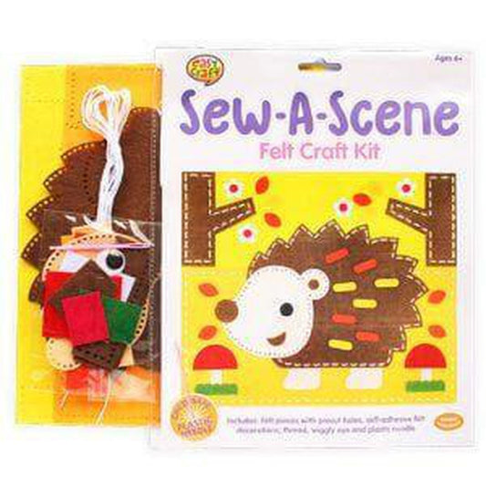 Hedgehog Sew a Scene Craft Kit - PoundToys