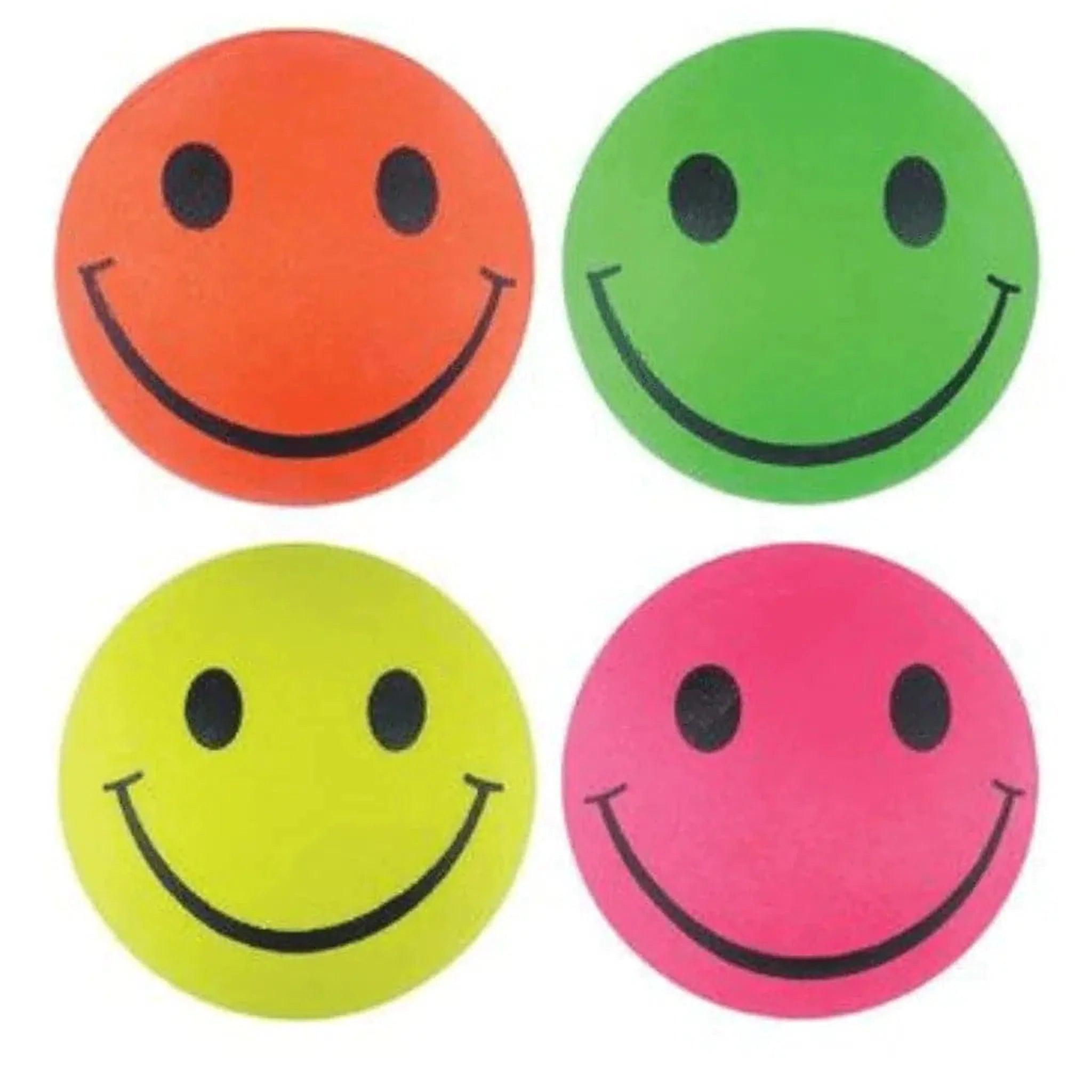 Hi-Bounce Smiley Face Balls - PoundToys