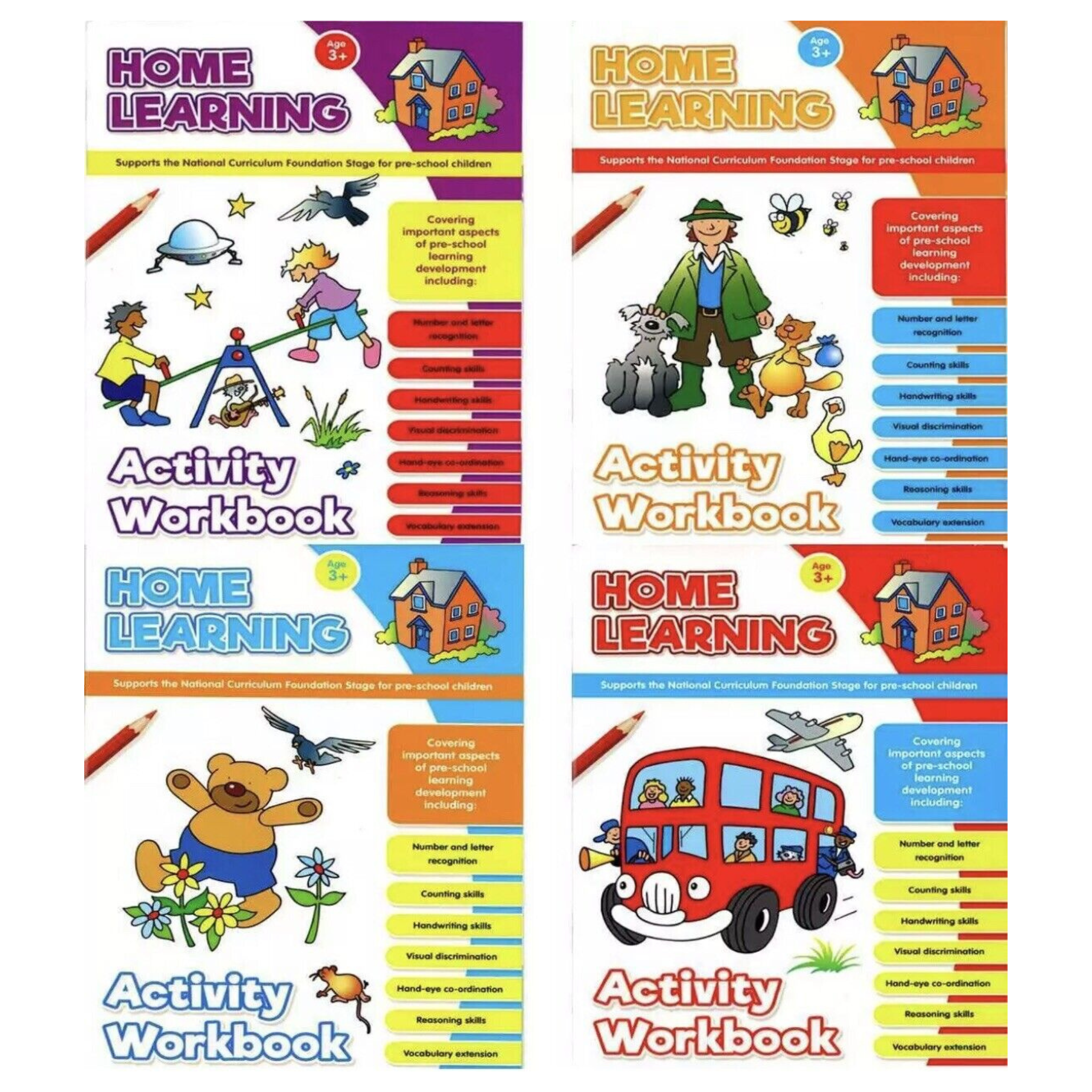 Home Learning Activity Book A4 - PoundToys