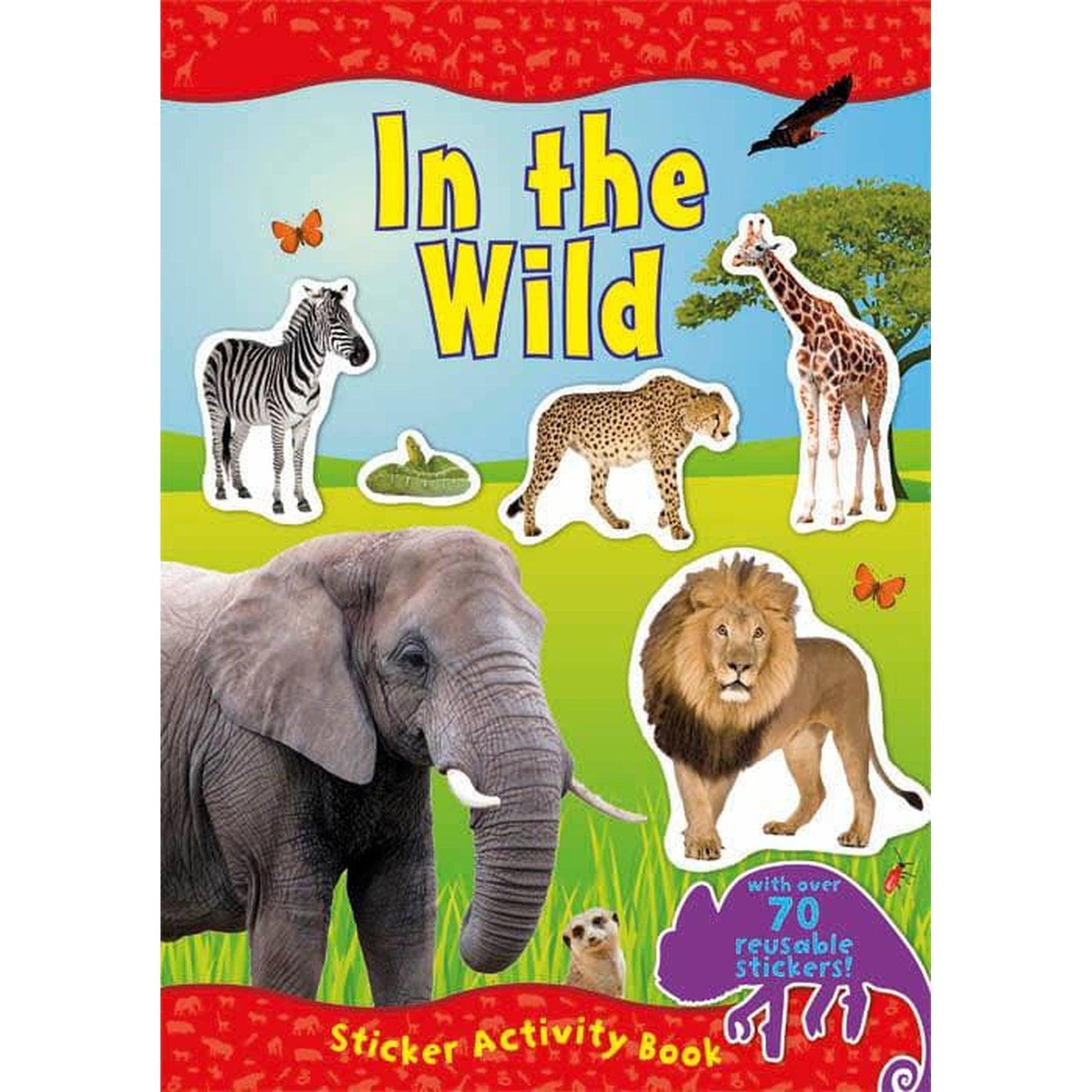 In The Wild Jungle Sicker Activity Book - PoundToys