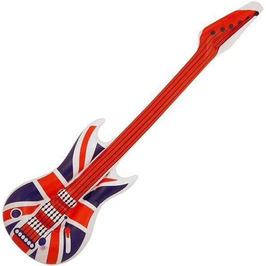 Inflatable Guitar with Union Jack Design (106cm) - PoundToys