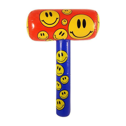 Inflatable Mallet with Smile Print - PoundToys