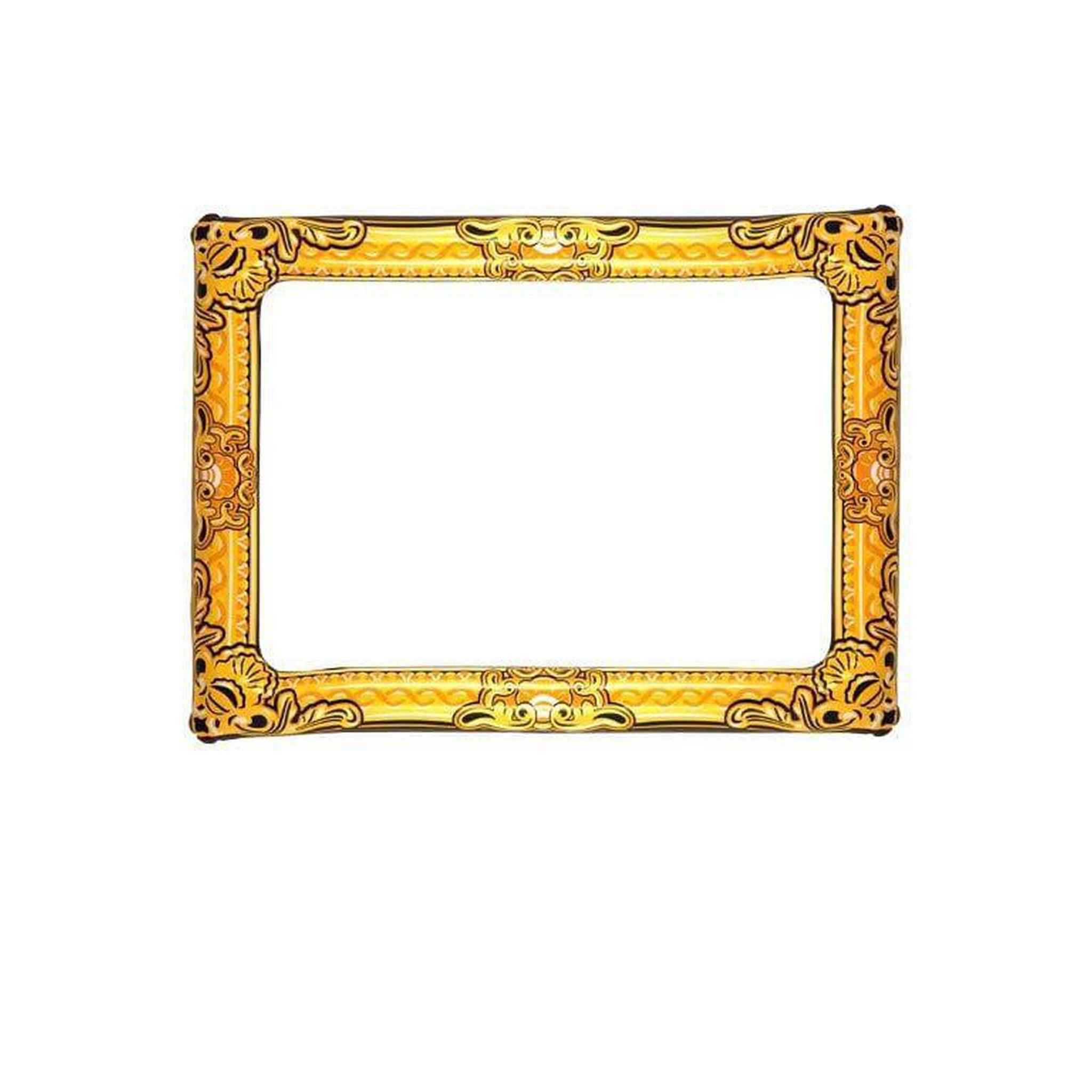 Inflatable Picture Frame in Gold (60cm x 80cm) - PoundToys