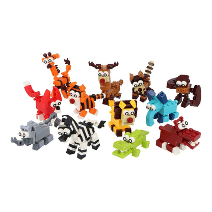 Jungle Animal Brick Kits - PoundToys