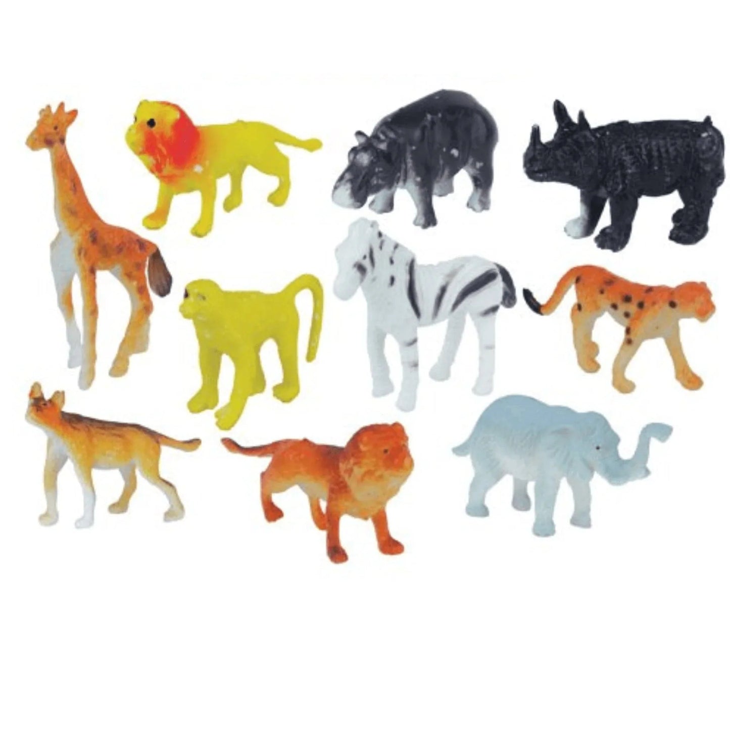 Jungle animals 4-6cms - PoundToys