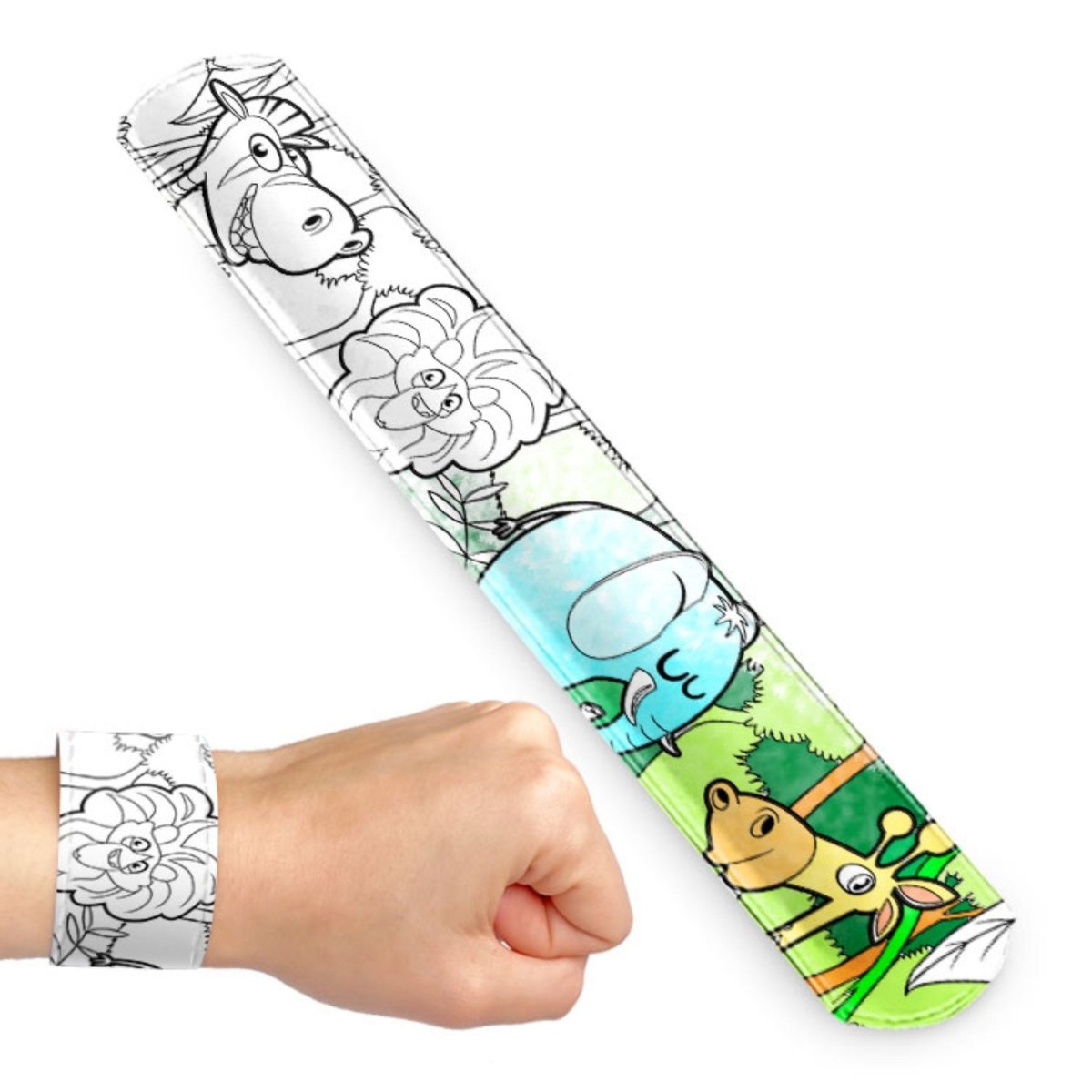 Jungle Colour In Slap Bracelet - PoundToys