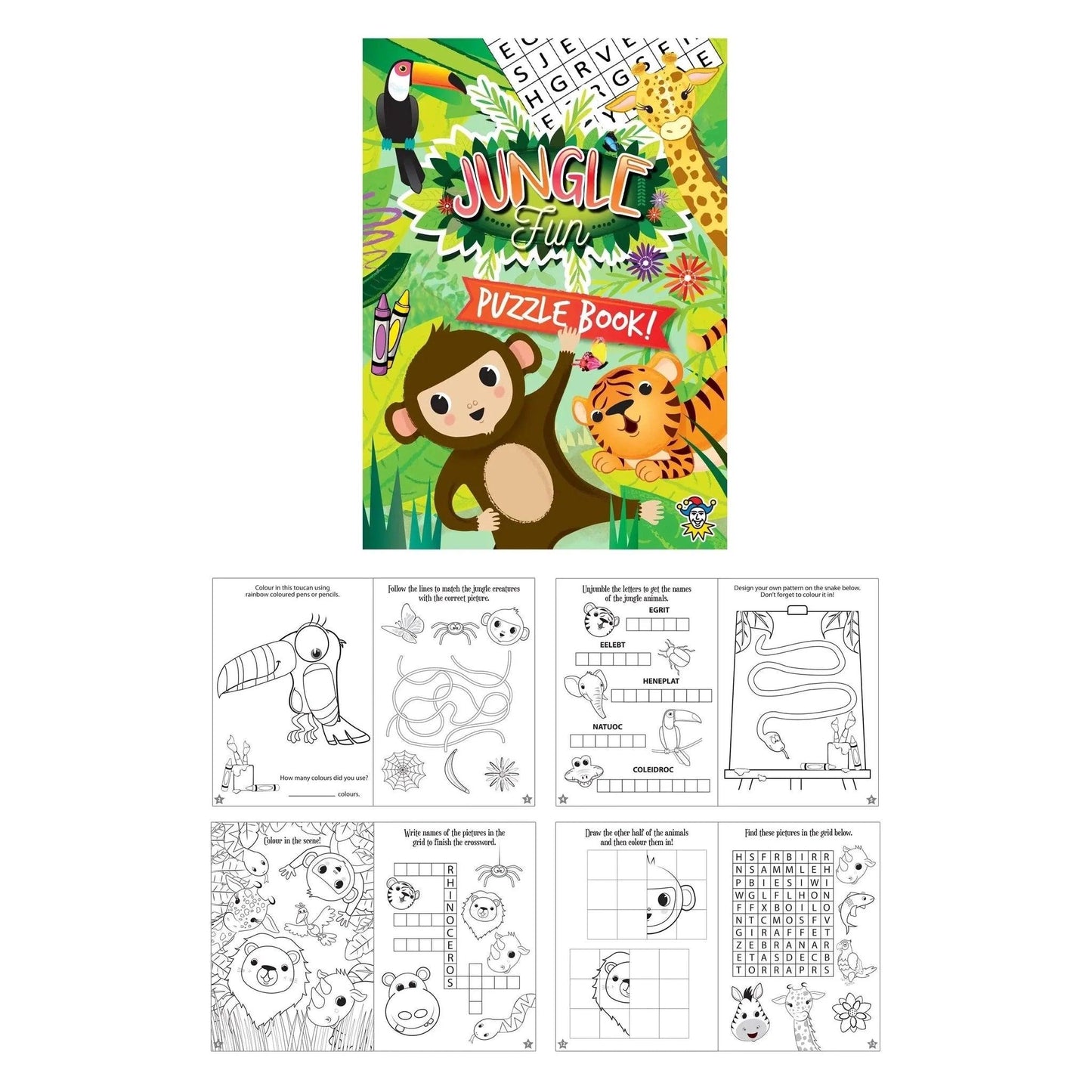 Jungle Fun Puzzle Book - PoundToys