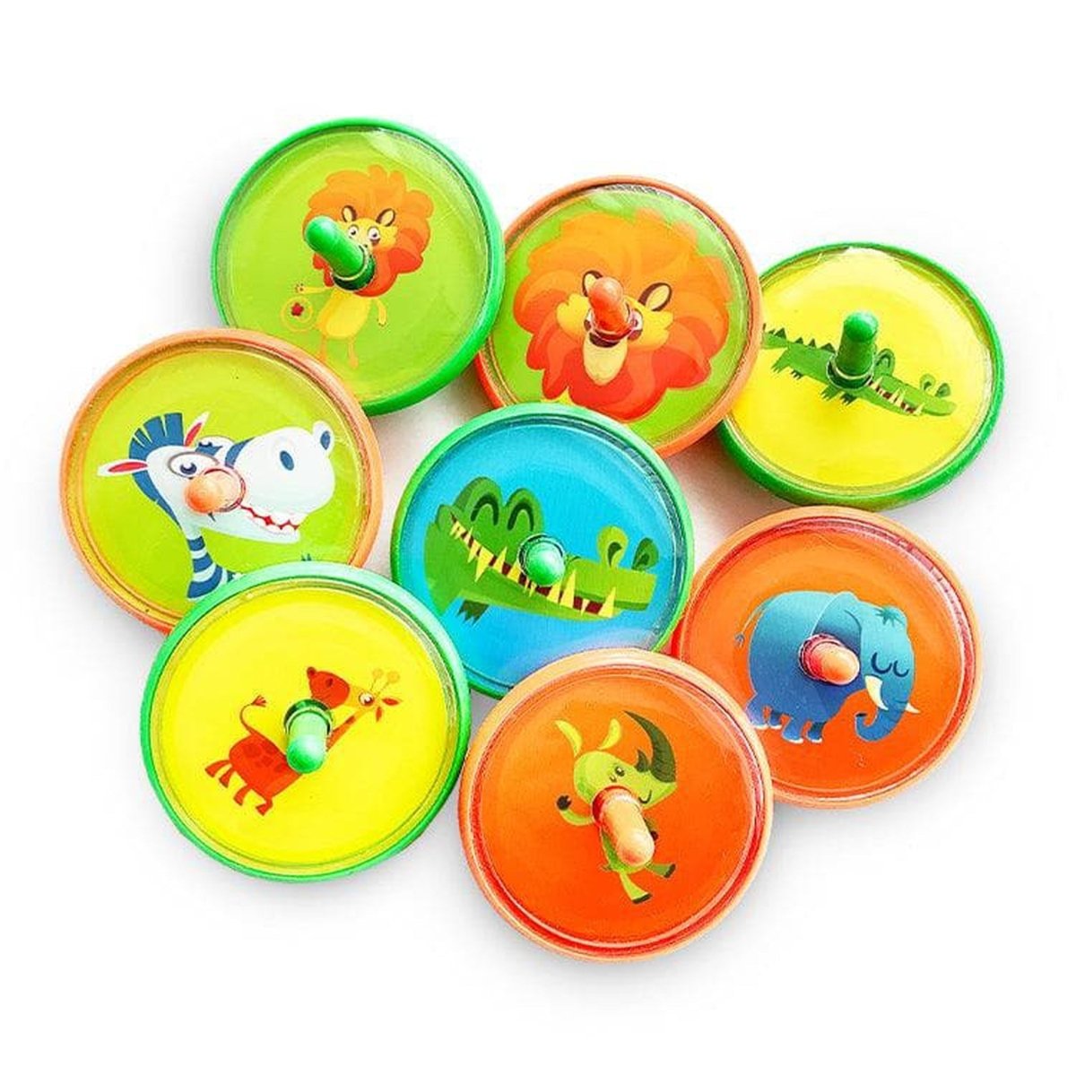 Jungle Mini Spinning Tops - PoundToys