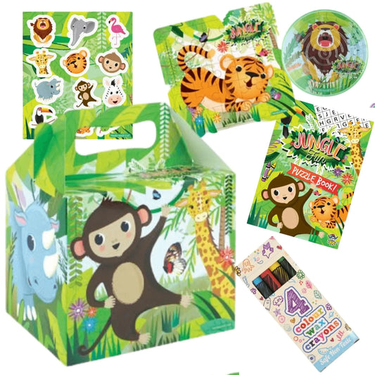 Jungle Pre-Filled Party Food Boxes - PoundToys