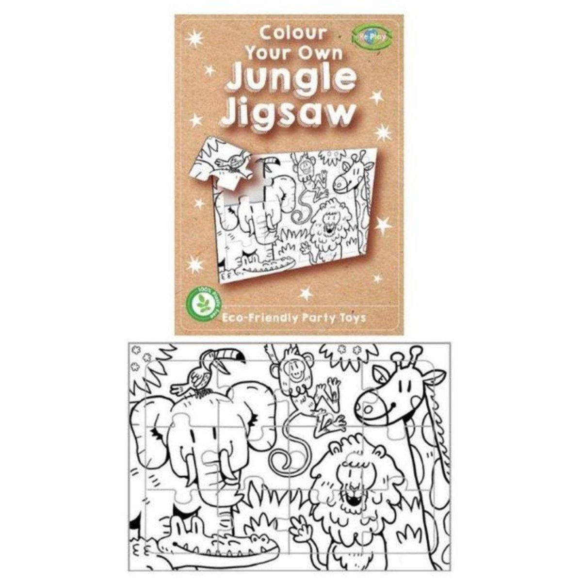 Jungle Themed Colour In Jigsaw Eco Friendly - PoundToys