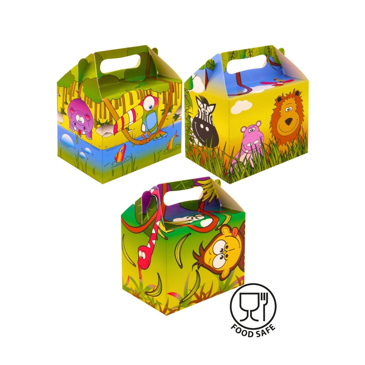 Jungle Themed Party Food Boxes - PoundToys