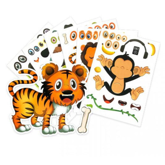 Jungle World Sticker Scene Create Pack - PoundToys