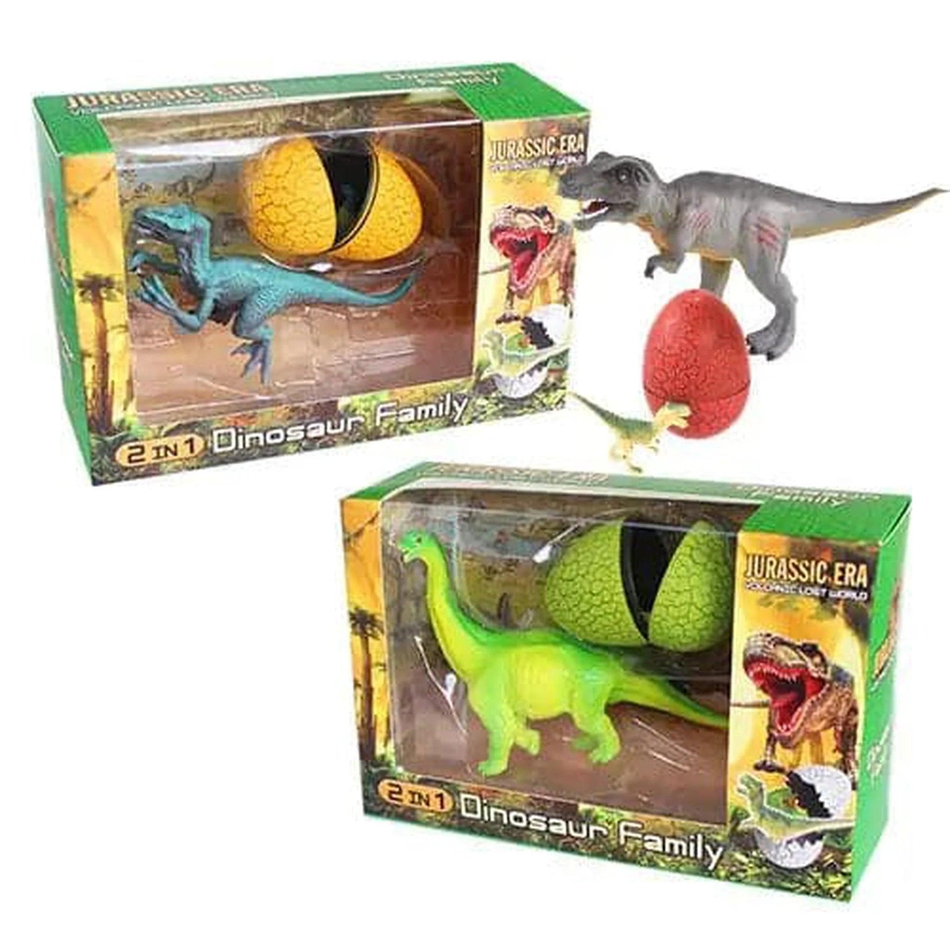 Jurassic Dinosaur Family Egg Set - PoundToys