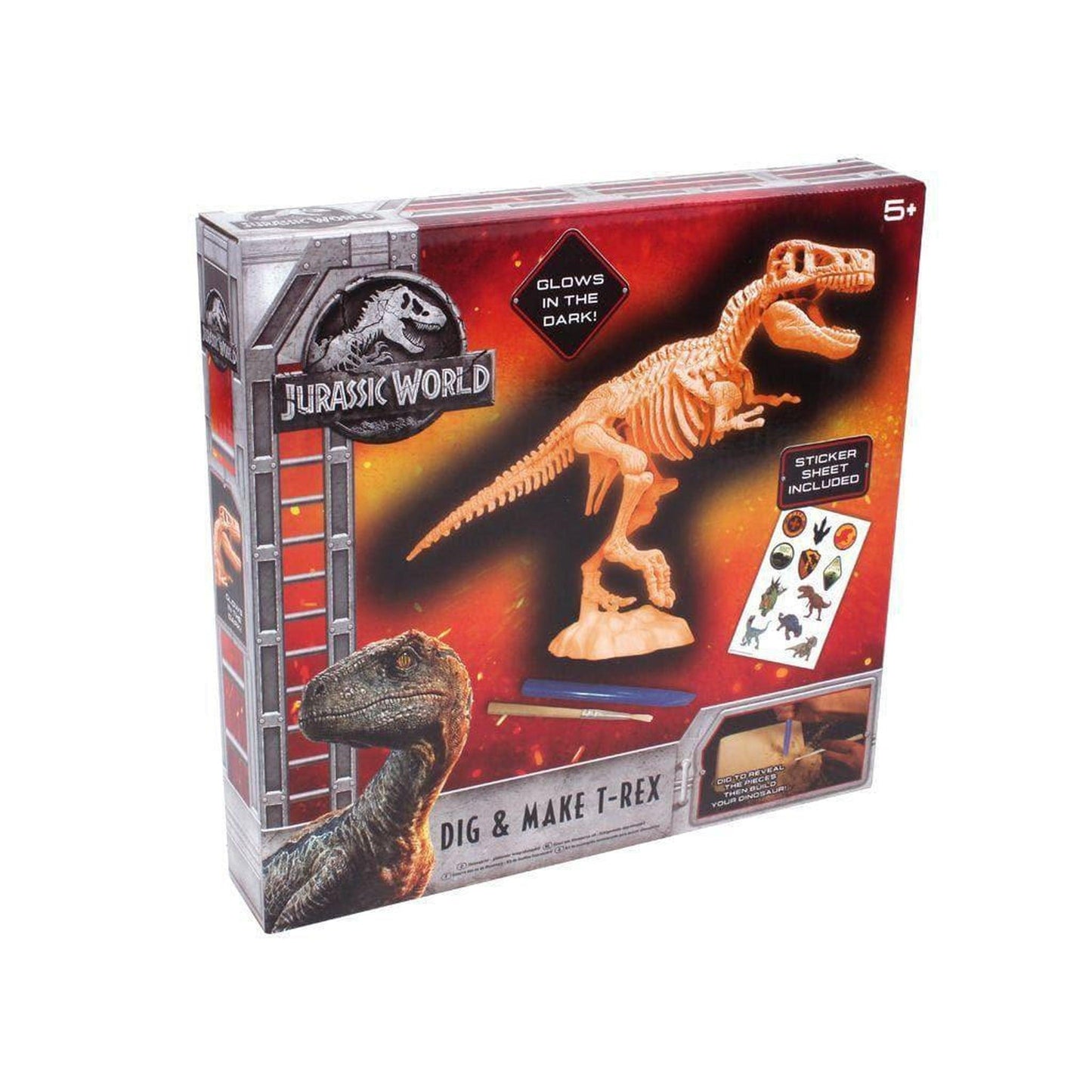 Jurassic World Dig & Make A T-Rex That Glows In The Dark - PoundToys