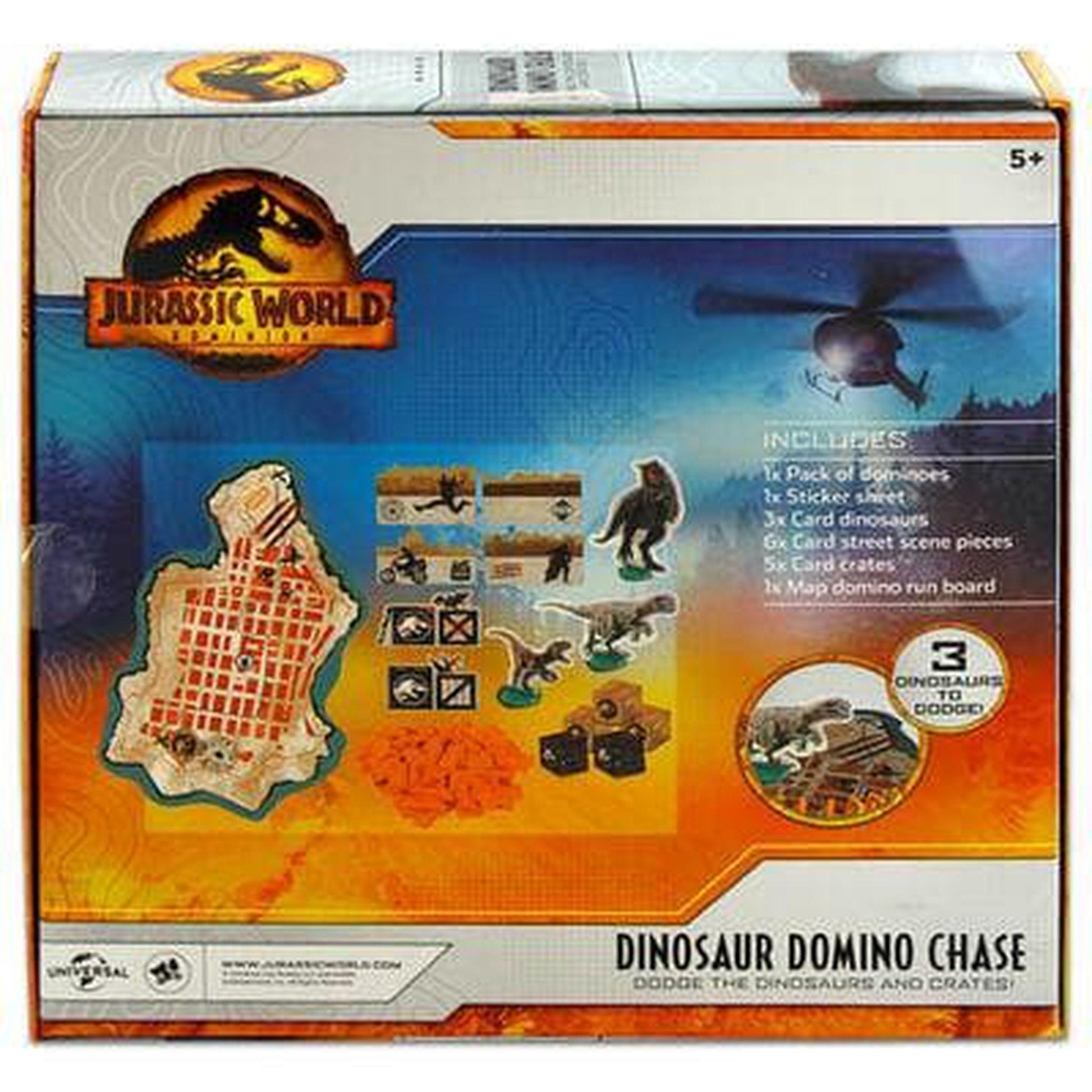 Jurassic World Dominion Dinosaur Domino Chase - PoundToys