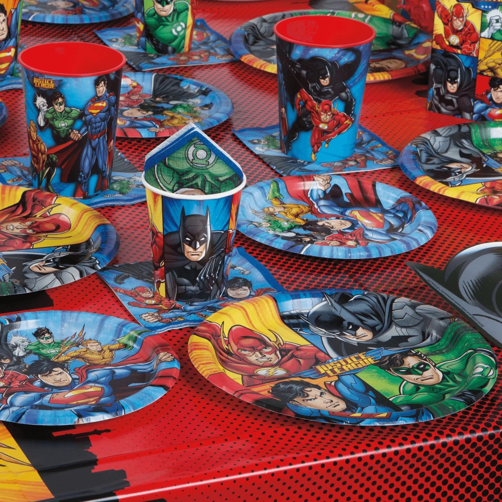 Justice League Luncheon Napkins 16pk - PoundToys