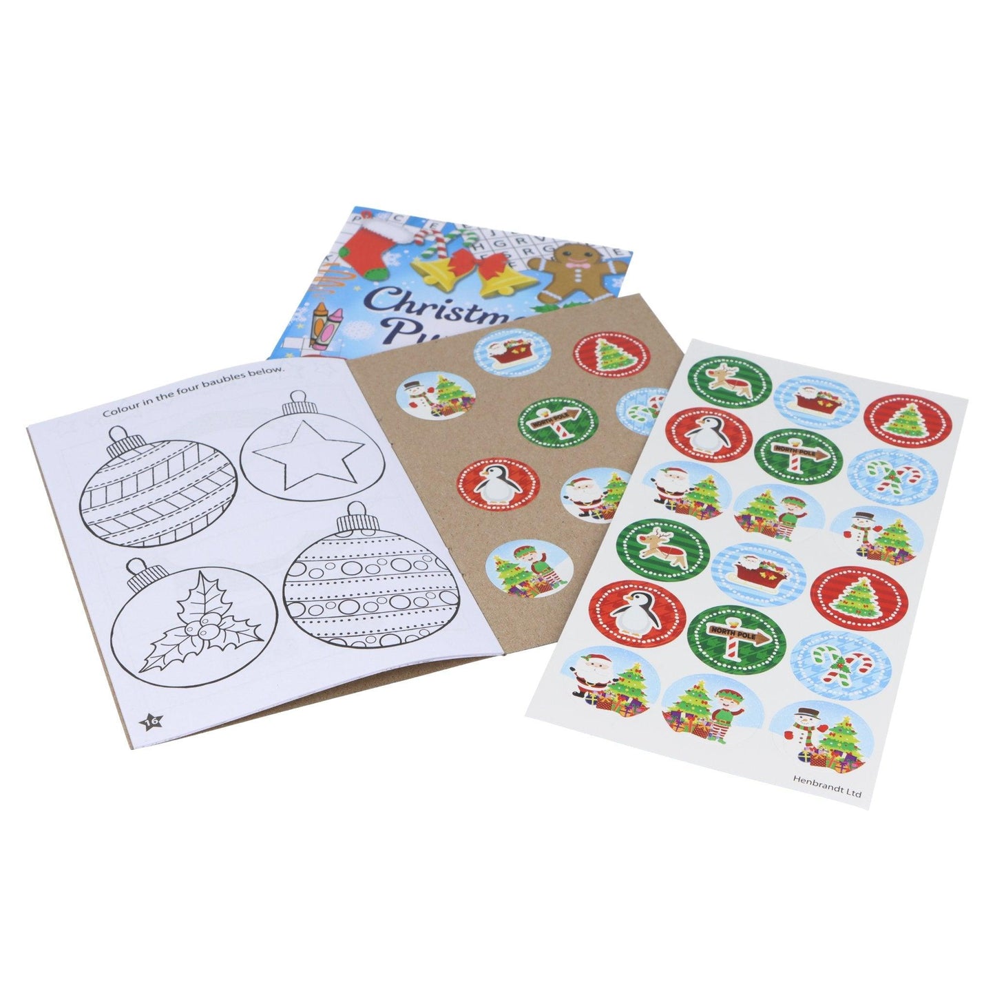 Large Christmas Stickers 10x Sheets - PoundToys