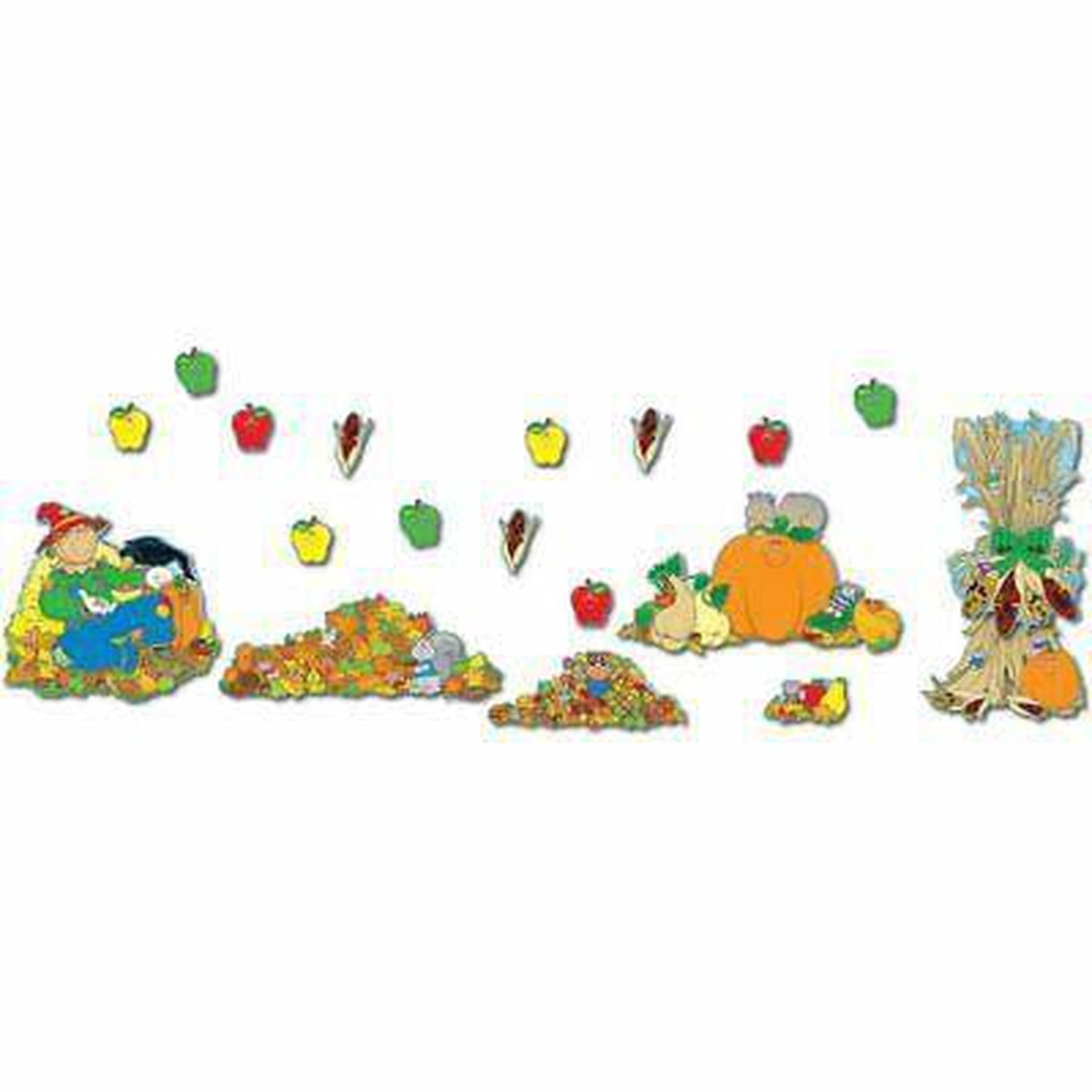 Large Fall Accents Bulletin Board Set - PoundToys