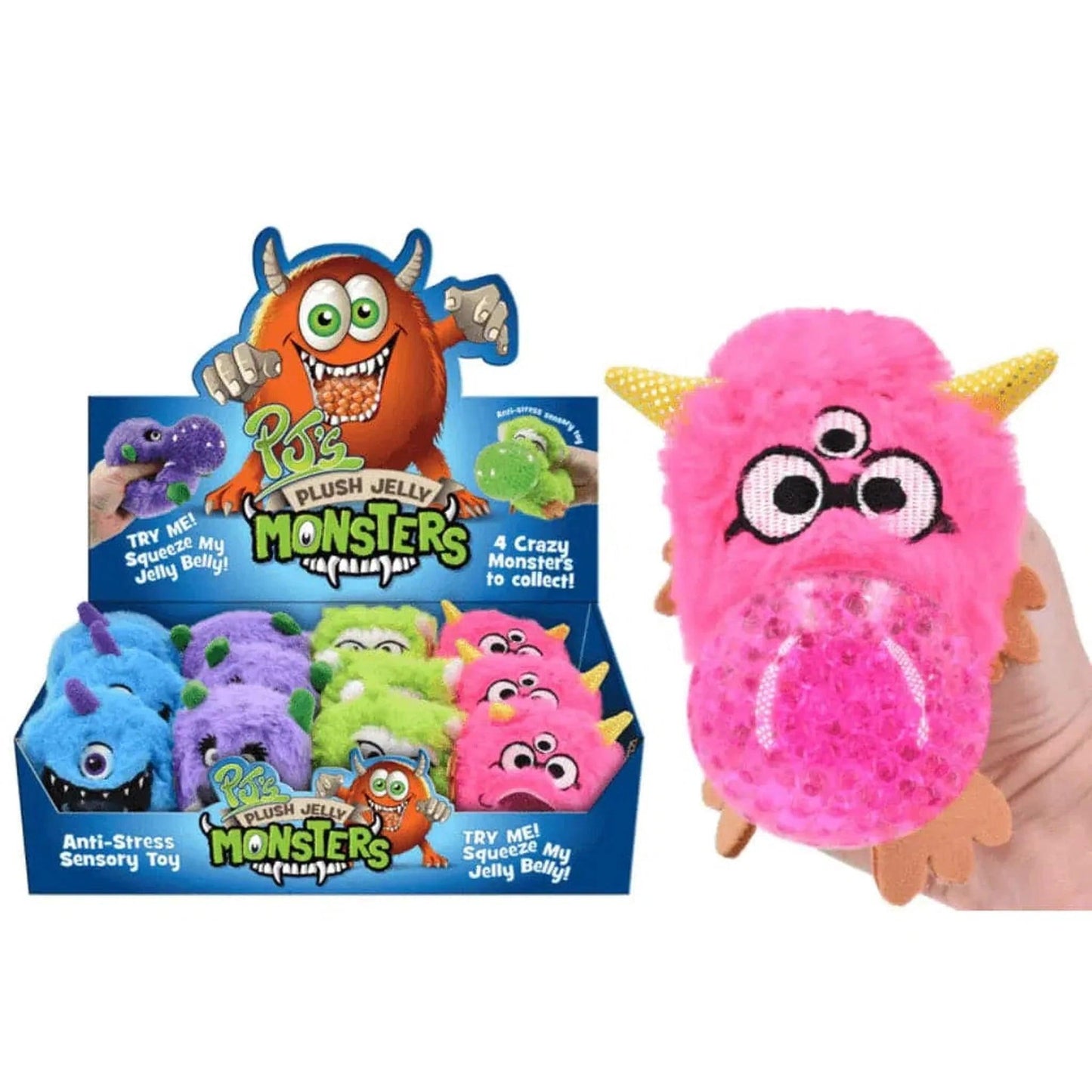 Large Monsters Plush Jelly Squeezers - PoundToys