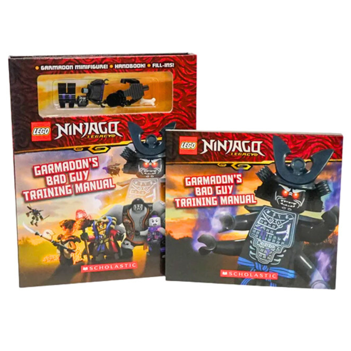 LEGO Ninjago Garmadon s Bad Guy Training Manual Kids Party Craft PoundToys