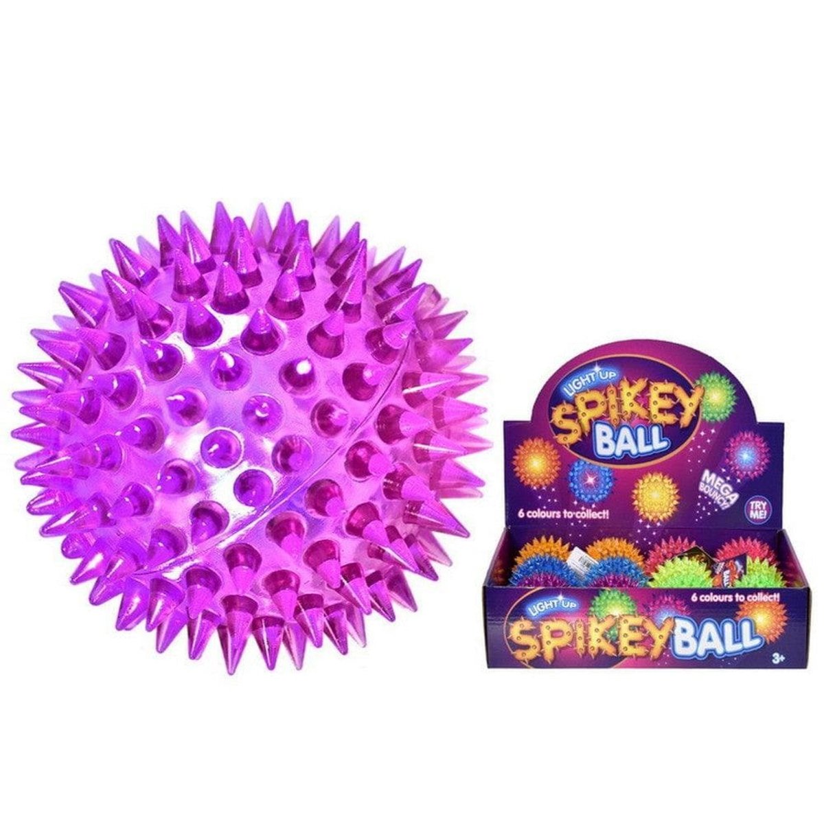 Light Up Spikey Ball - PoundToys