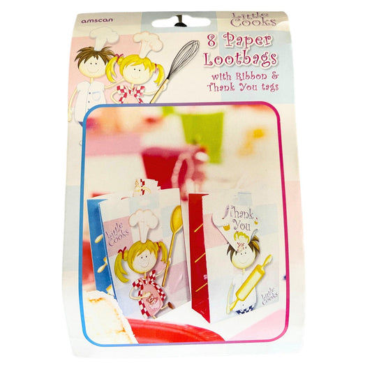 Little Cooks Paper Party Loot Bags 8pk - PoundToys