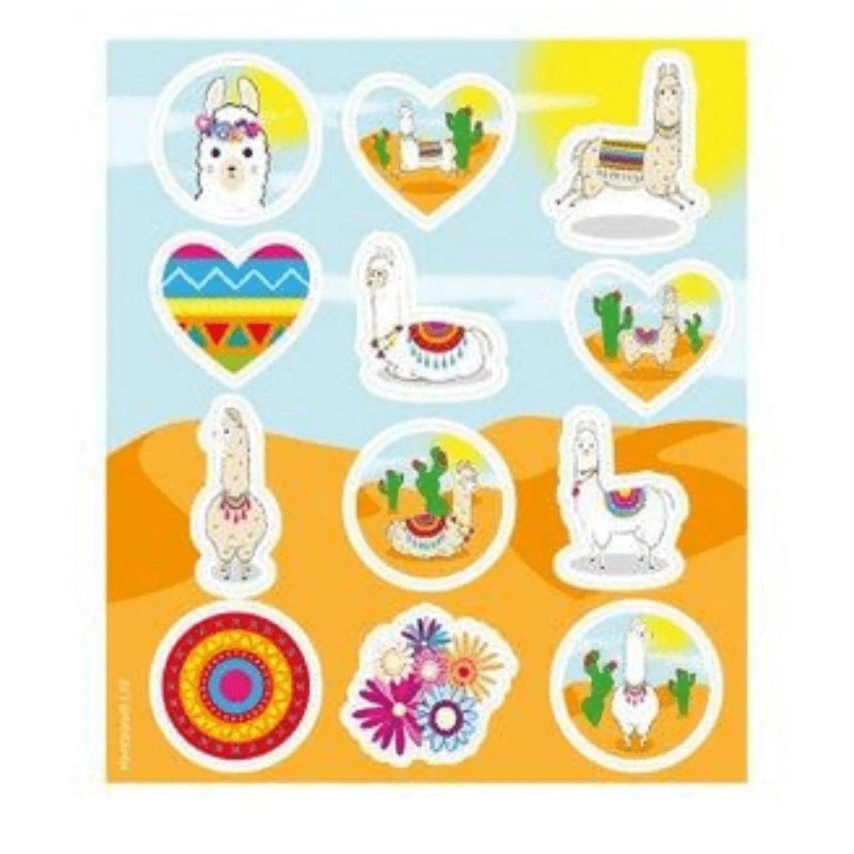 Llama Sticker Sheets - PoundToys