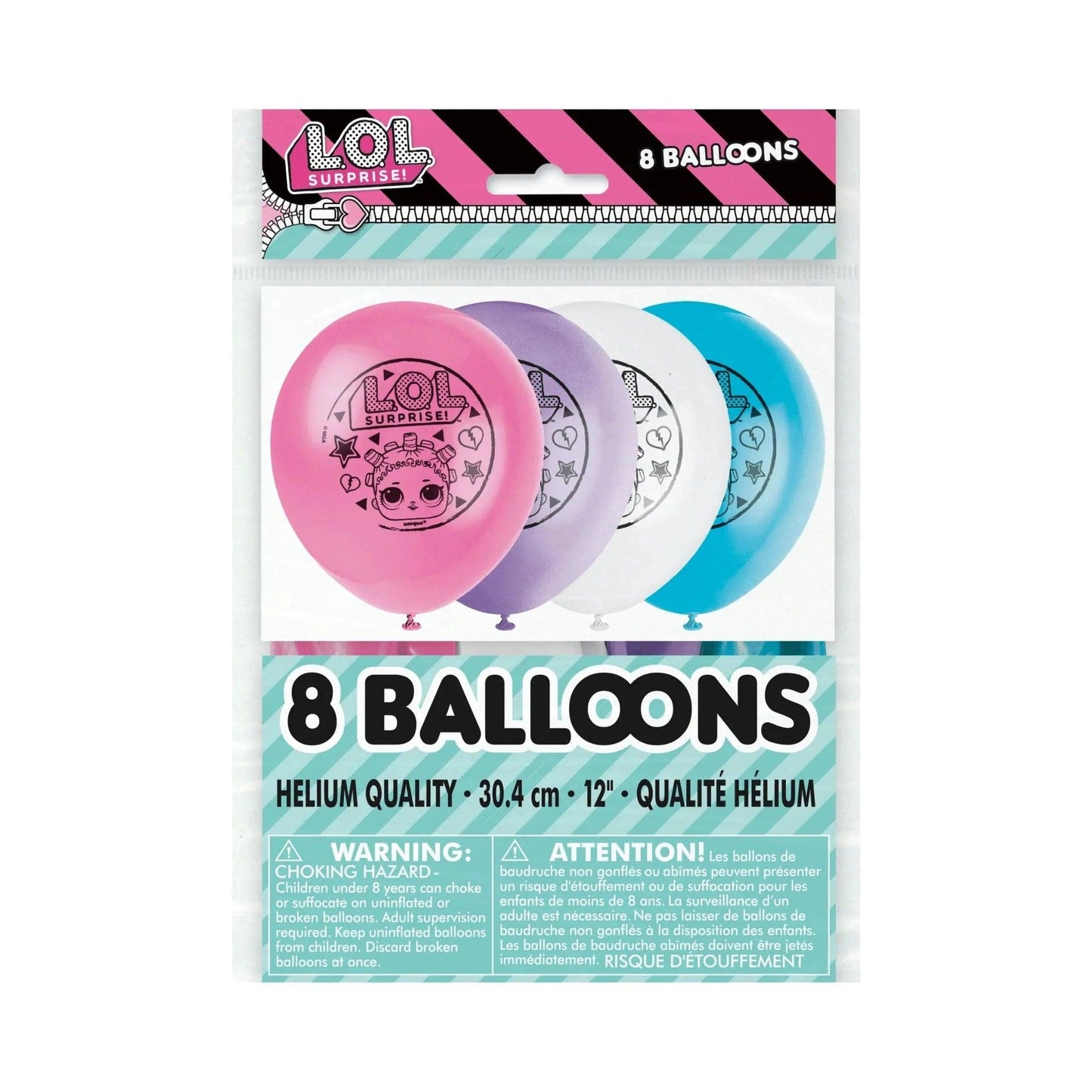 LOL Surprise 12" Latex Balloons 8pk - PoundToys