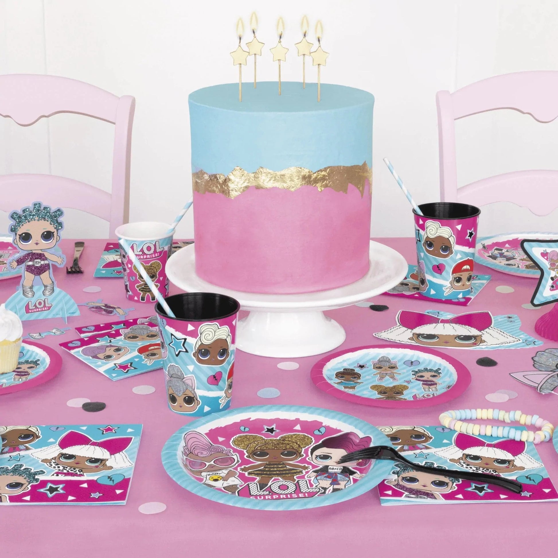 LOL Surprise 7" Dessert Plates 8pk - PoundToys