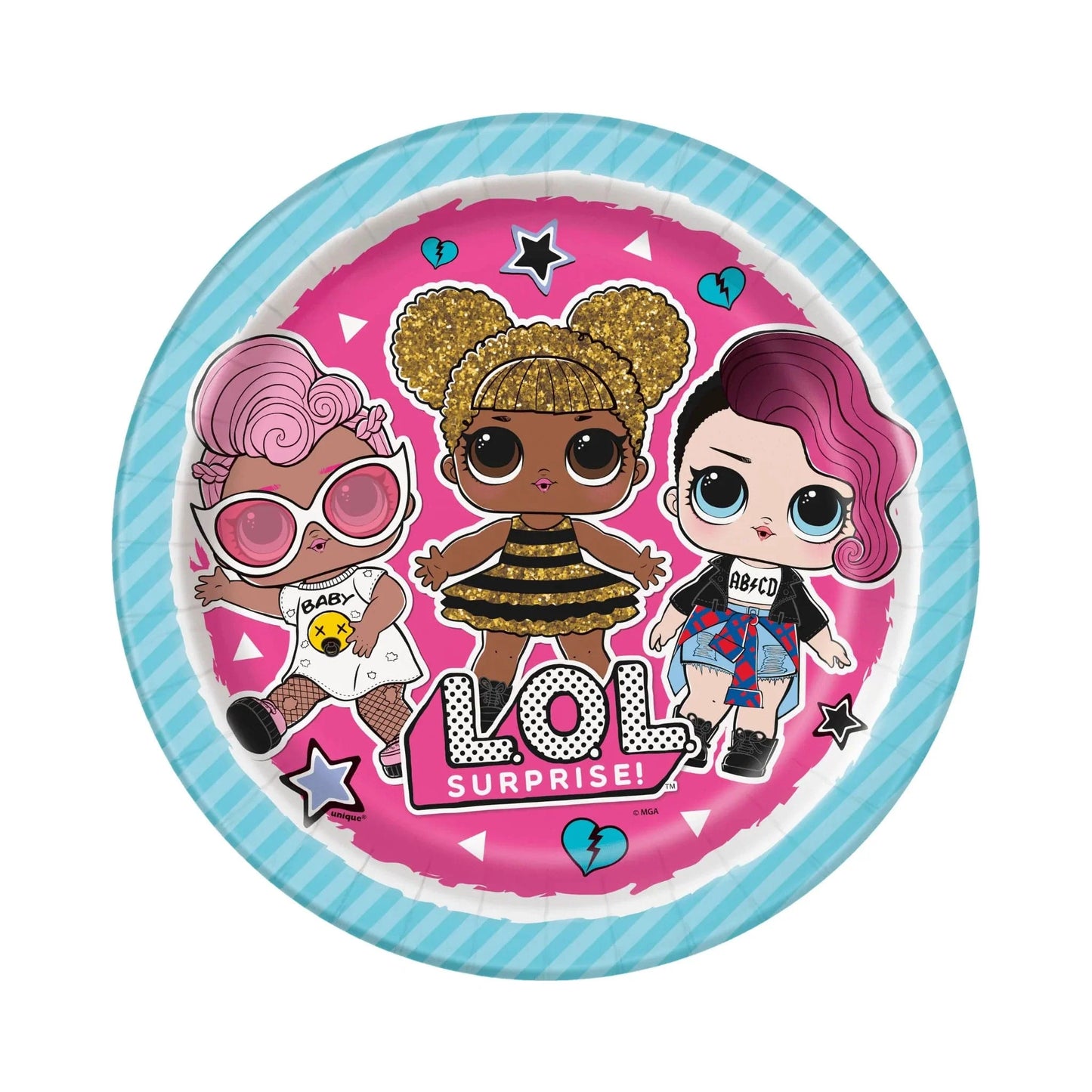 LOL Surprise 9" Dinner Plates 8pk - PoundToys